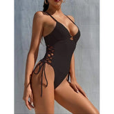 Costum de baie întreg ''Black Angora'' - Zappy Fashion Romania